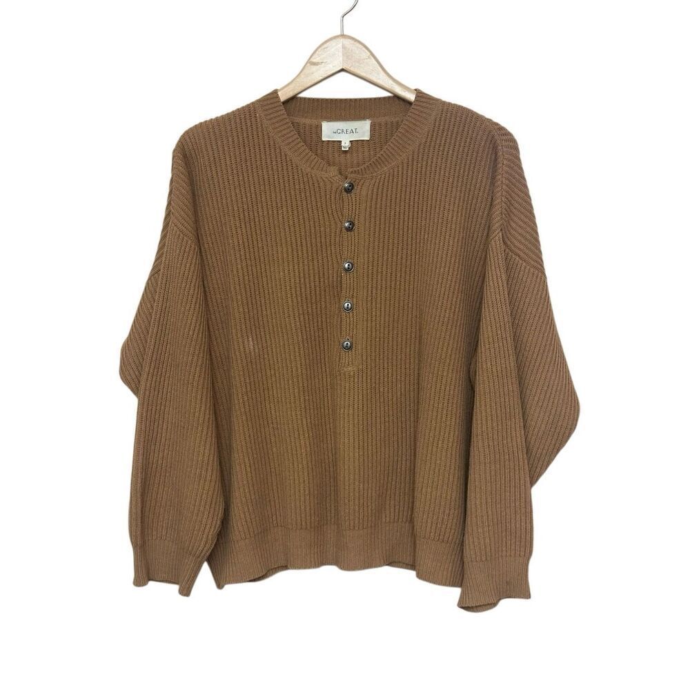 The Great Crew Neck Sweater - Neutrals Knitwear Size: